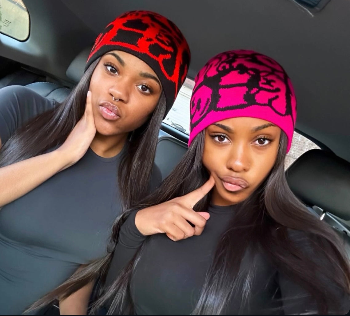 Scramble Beanie Pink